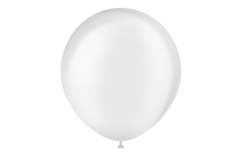 Bag 25 balloons 18'' (140cm-45cm)  Transparent c00