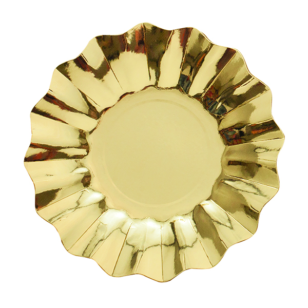 CF.8  PIATTI NEW SHAPE CM.21 ORO